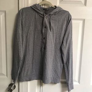 H&M hoodie sweatshirt pullover gray medium